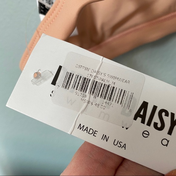 Dippin Daisy’s Palm Triangle Bikini Top - M - Picture 5 of 6